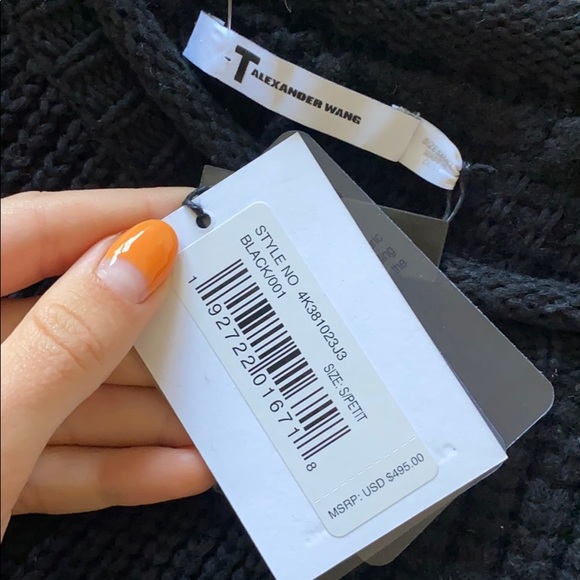 Alexander Wang Wool + Mohair Black Sweater - Picture 5 of 8